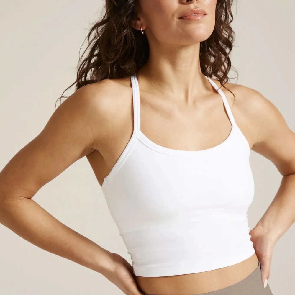 Spacedye Slim Racerback Cropped Tank!